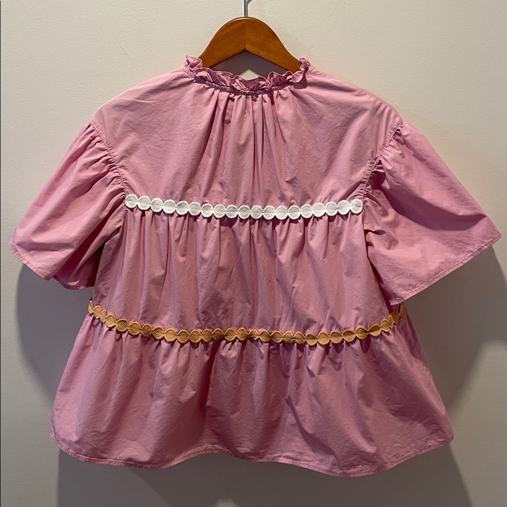 Crosby by Mollie Burch Ellis Mulberry Top, Size Medium - Picture 8 of 14